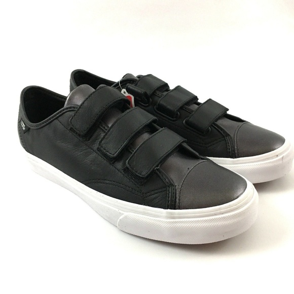 Vans Other - Vans Style 23 V Skate Shoes Gunmetal Leather 8.5
